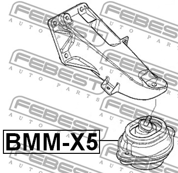 Poduszka silnika FEBEST BMM-X5
