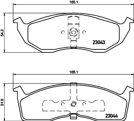 Klocki hamulcowe HELLA 8DB 355 007-941