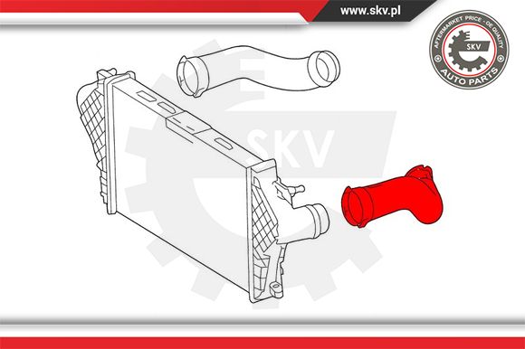 Przewód powietrza doładowującego ESEN SKV 43SKV405