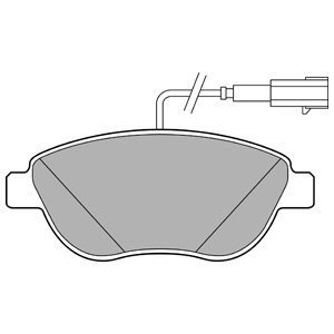 Klocki hamulcowe DELPHI LP2240