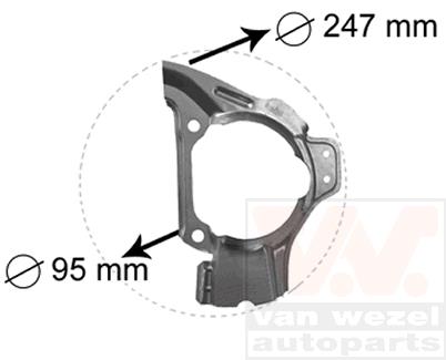 Tarcza kotwiczna VAN WEZEL 1754371