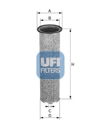 Filtr powietrza UFI 27.C57.00