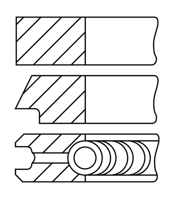 Pierścienie tłokowe GOETZE ENGINE 08-449900-00