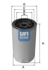 Filtr oleju UFI 23.591.00