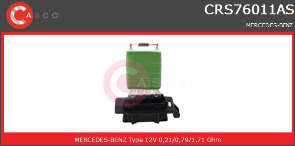 Opornik wentylatora CASCO CRS76011AS