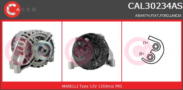 Alternator CASCO CAL30234AS