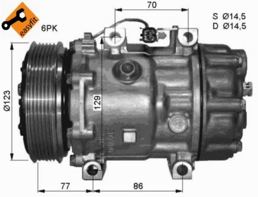 Kompresor klimatyzacji NRF 32430G