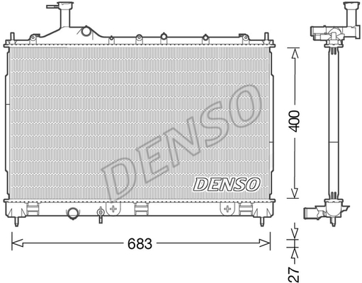 Chłodnica DENSO DRM45038