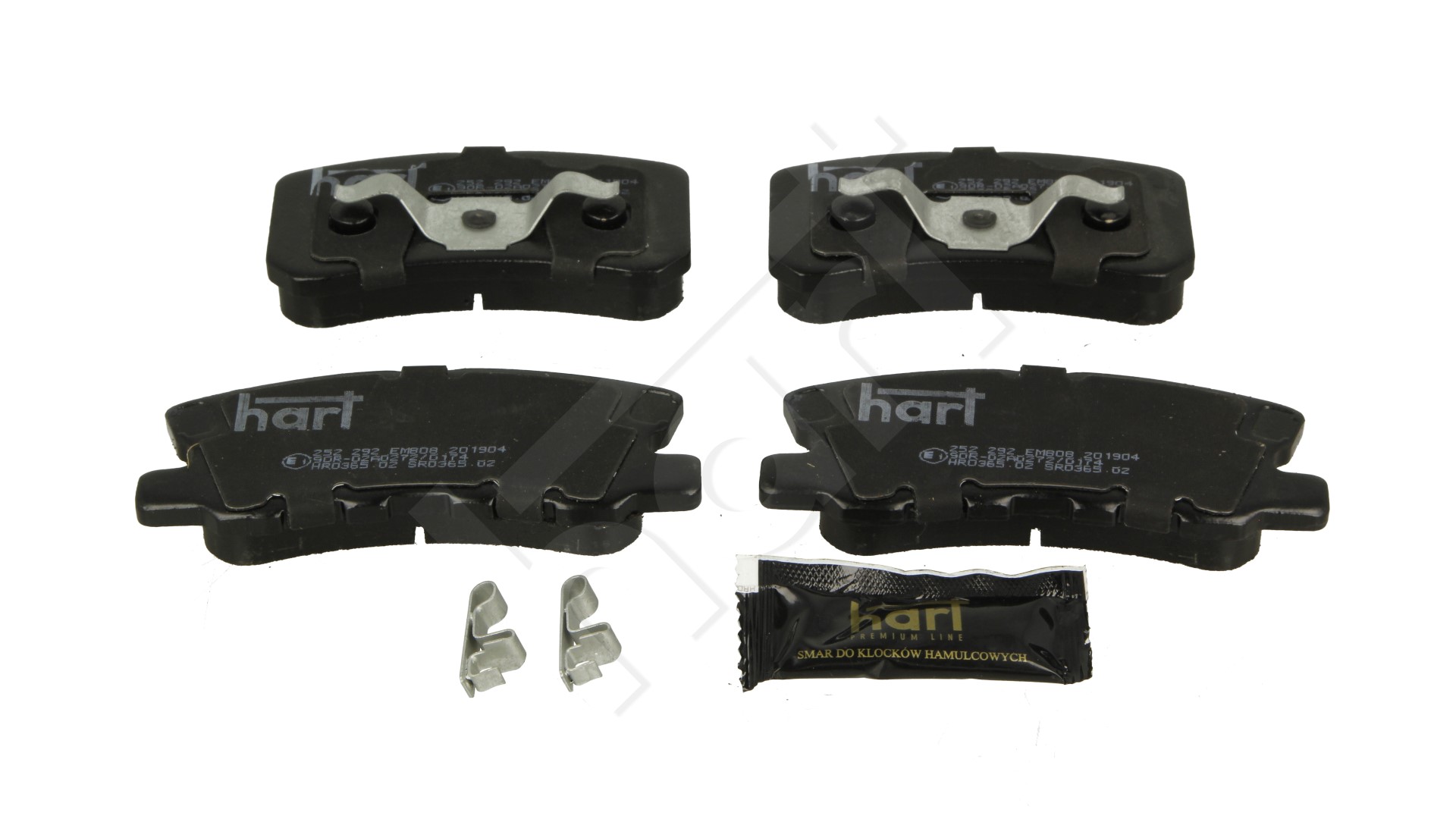 Klocki hamulcowe HART 252 292