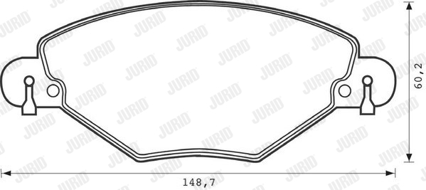 Klocki hamulcowe JURID 573027J