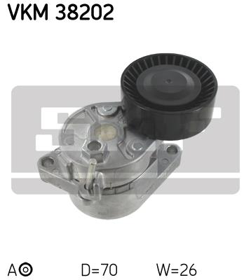 Rolka napinacza paska osprzętu SKF VKM 38202