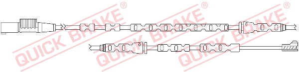 Czujnik zużycia klocków QUICK BRAKE WS 0294 A