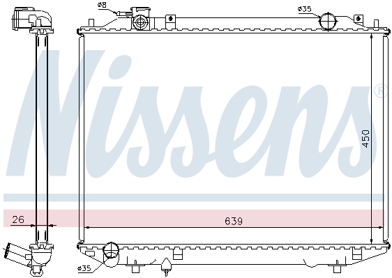 Chłodnica NISSENS 62246A