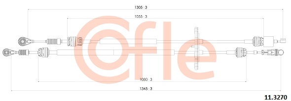 Linka dźwigni zmiany biegów COFLE 92.11.3270