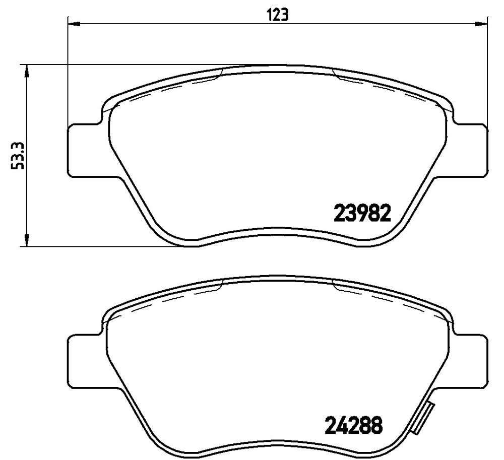 Klocki hamulcowe BREMBO P 59 051X