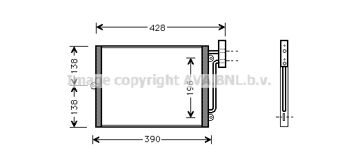 Skraplacz klimatyzacji AVA QUALITY COOLING PRA5038