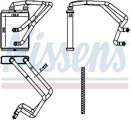 Nagrzewnica NISSENS 707174