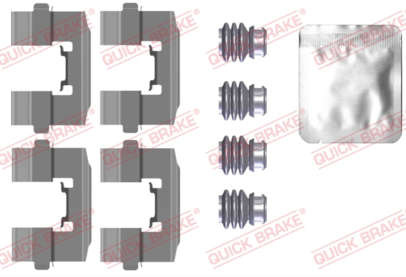 Zestaw akcesoriów montażowych  klocków hamulcowych QUICK BRAKE 109-0115