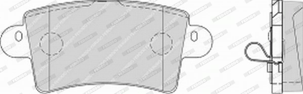 Klocki hamulcowe FERODO FVR1453