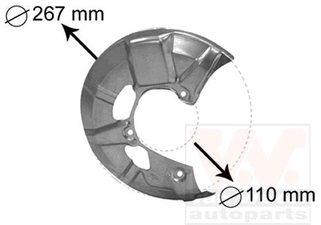Tarcza kotwiczna VAN WEZEL 5830372