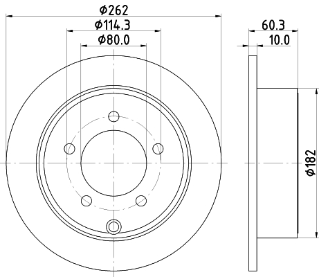 Tarcza hamulcowa HELLA 8DD 355 120-561