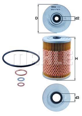 Filtr oleju KNECHT OX 32D