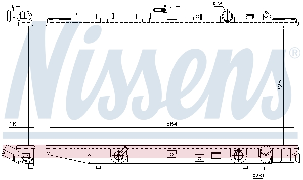 Chłodnica NISSENS 622551