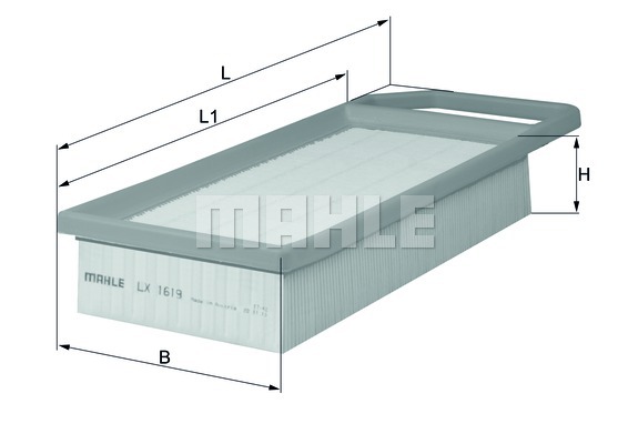 Filtr powietrza MAHLE LX 1619