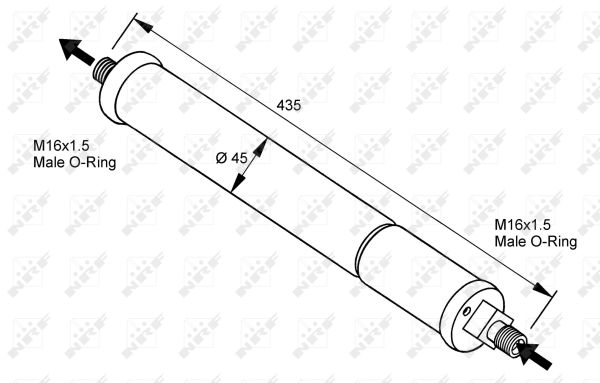 Osuszacz klimatyzacji NRF 33097