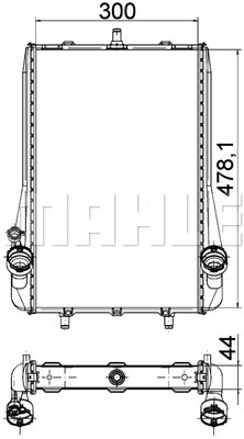 Chłodnica MAHLE CR 1396 000P