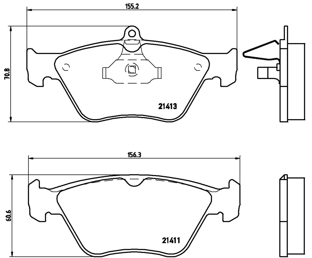 Klocki hamulcowe BREMBO P 59 019