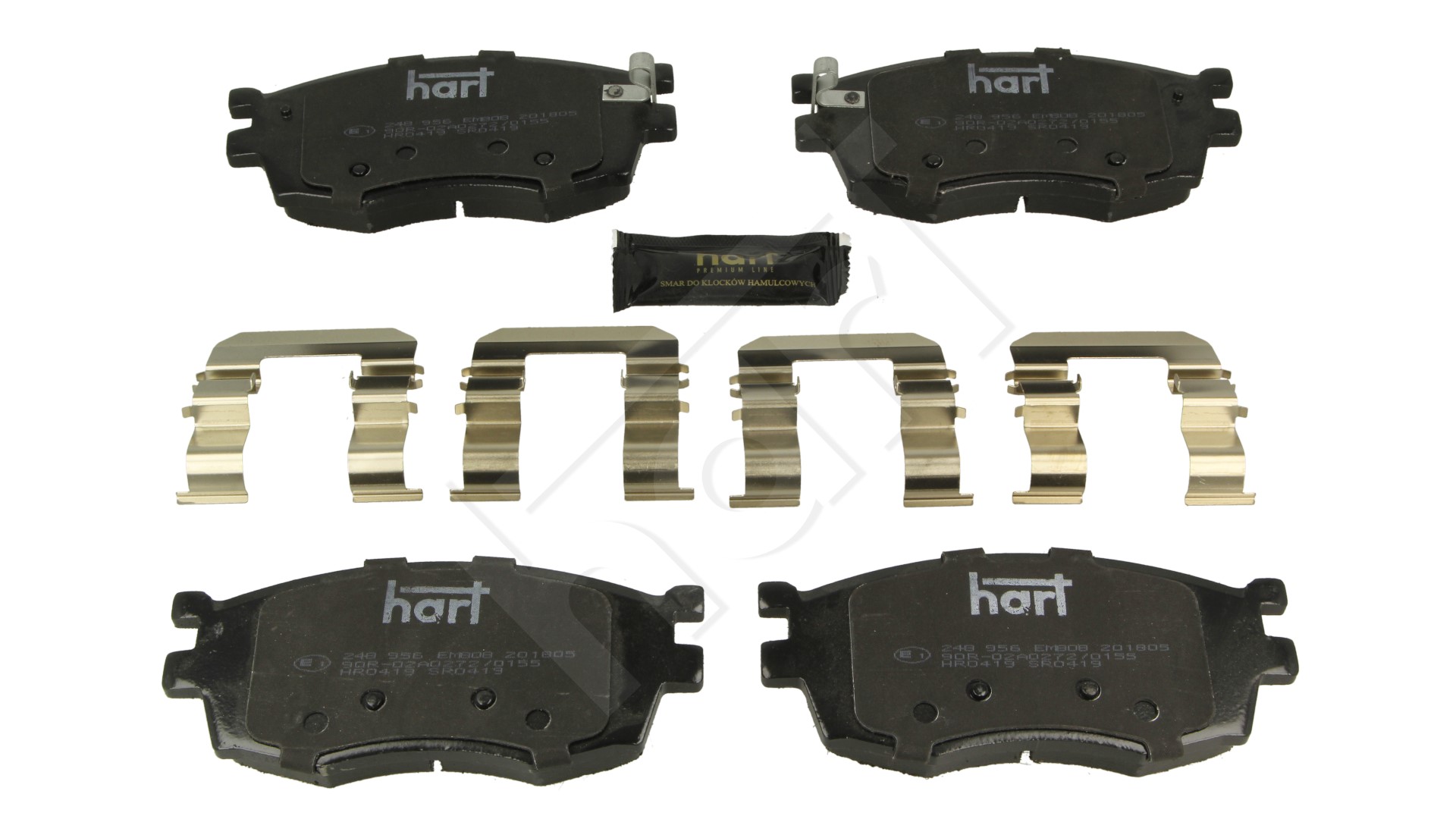 Klocki hamulcowe HART 248 956