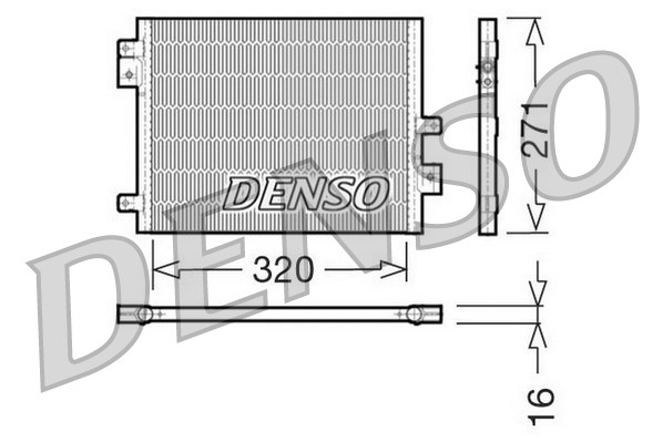 Skraplacz klimatyzacji DENSO DCN28002