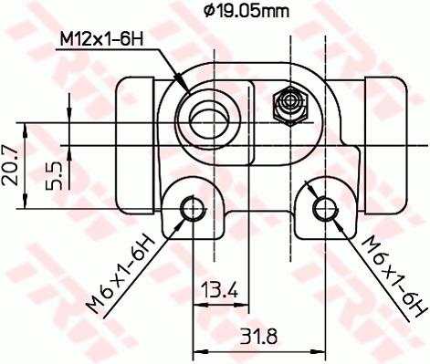 Cylinderek TRW BWD182