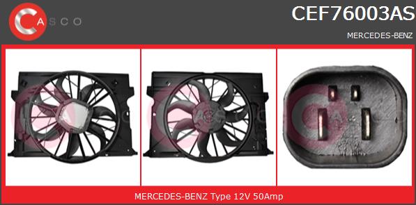 Wentylator CASCO CEF76003AS