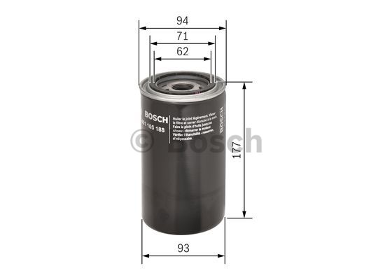 Filtr oleju BOSCH 0 451 105 188