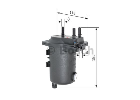 Filtr paliwa BOSCH 0 450 907 014
