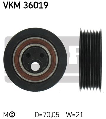 Rolka napinacza paska osprzętu SKF VKM 36019