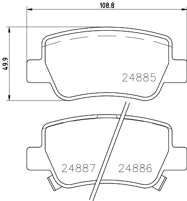 Klocki hamulcowe HELLA PAGID 8DB 355 014-641