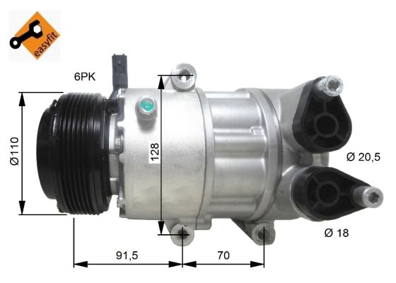 Kompresor klimatyzacji NRF 32812