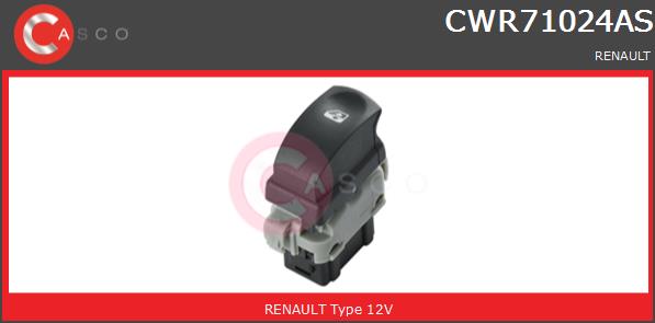 Przełącznik podnośnika szyby CASCO CWR71024AS