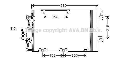 Skraplacz klimatyzacji AVA QUALITY COOLING OL5367D