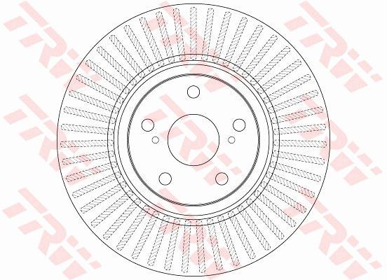 Tarcza hamulcowa TRW DF6268