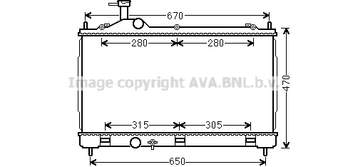 Chłodnica AVA QUALITY COOLING MT2256