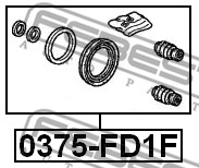 Zestaw naprawczy zacisku FEBEST 0375-FD1F