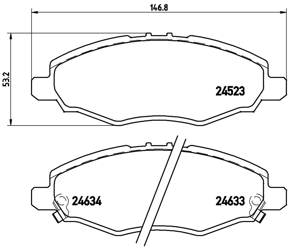 Klocki hamulcowe BREMBO P 83 094