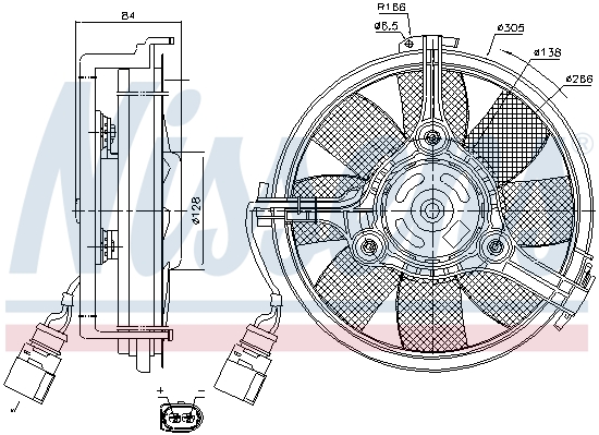 Wentylator NISSENS 85639