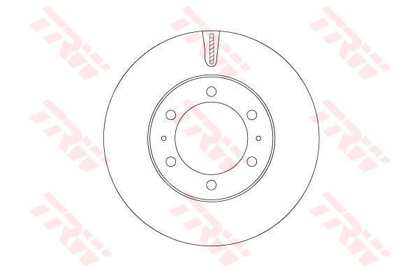 Tarcza hamulcowa TRW DF7827S