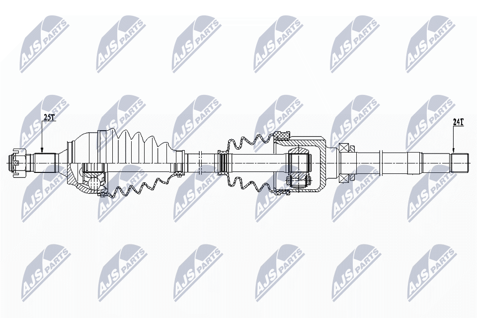 Filtr sadzy / filtr cząstek stałych, układ wydechowy NTY DPF-ME-012