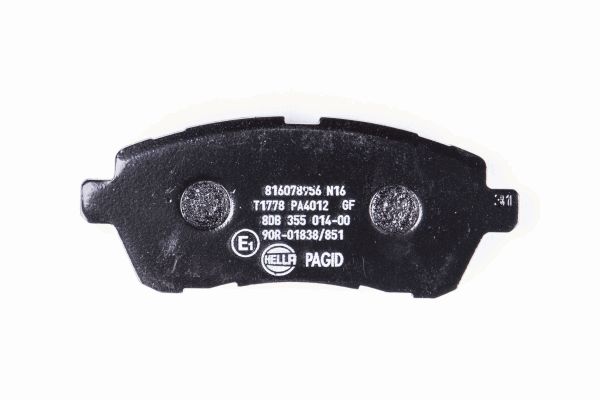 Klocki hamulcowe HELLA 8DB 355 014-001
